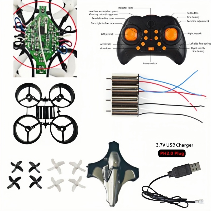 Rc Helicopter Charger - Komple DIY Drone Kiti 2.4G 6